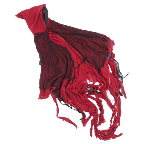 jojofuny Gruseliger Kapuzenumhang Bloody Grim Reaper Umhang für Halloween Spooky Cloak für Cosplay und Grusel Events Leicht und Pflegeleicht jojofuny Gruseliger Kapuzenumhang Bloody Grim Reaper Umhang für Halloween Spooky Cloak für Cosplay und Grusel Events Leicht und Pflegeleicht von jojofuny