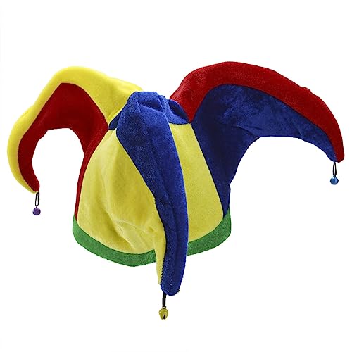 jojofuny Halloween- -Clown-Hut Lustiger Narr-Clown-Mardi-Gras-Party-Kostüm-Hut Festival-Parade Karneval Anziehzubehör Narren-Clown-Halloween-Kostüm jojofuny Halloween- -Clown-Hut Lustiger Narr-Clown-Mardi-Gras-Party-Kostüm-Hut Festival-Parade Karneval Anziehzubehör Narren-Clown-Halloween-Kostüm von jojofuny
