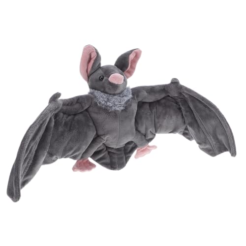 jojofuny Halloween Plüschtier Gruselige Gothic Fledermaus Stofftier Lebensechte Plüschpuppe Gothic Fledermaus Weiches Kuschelplüschtier Für Halloween Ostern Weihnachten von jojofuny