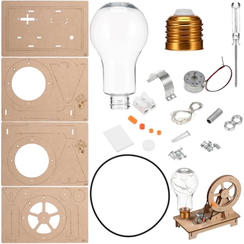 jojofuny Handkurbellaterne Lichtbetrieben Tragbar Für Den Innenbereich Schlüsselgenerator Glühbirne Wissenschaftliches Experimentierset Energiewissenschafts Kits Handkurbellaterne von jojofuny