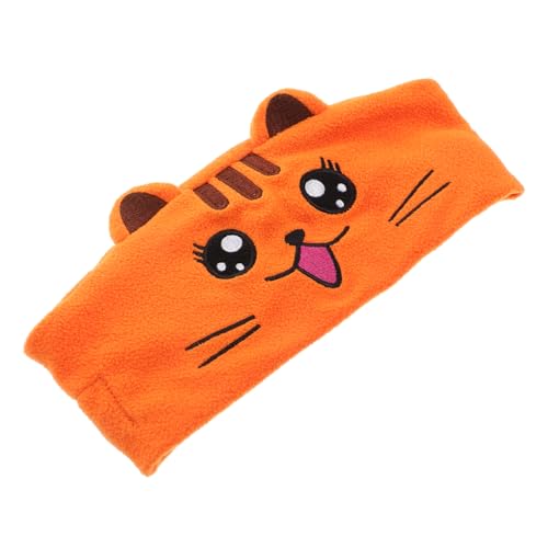 jojofuny Kopftuch mit -Musik Tierstirnbänder zum Waschen des Gesichts Panda Ohren Stirnband Panda-Partyzubehör Panda-Stirnband Panda-Kopfhörer Polyester Orange von jojofuny