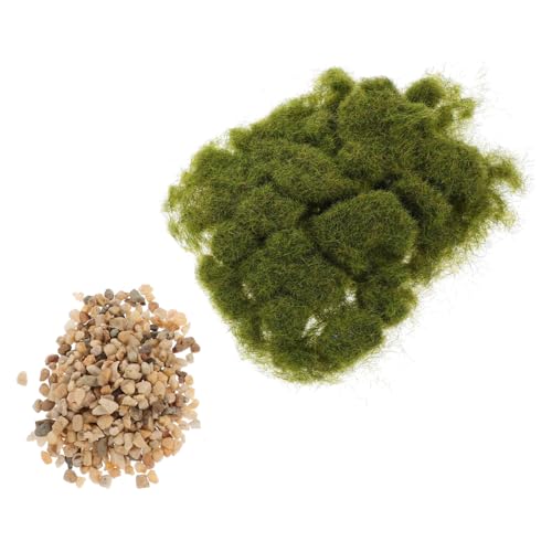 jojofuny Künstliches Gras mit Kies für DIY Landschaftsbau Modellbau Gartendekoration Diorama Flaschengarten Sandtisch Zubehör jojofuny Künstliches Gras mit Kies für DIY Landschaftsbau Modellbau Gartendekoration Diorama Flaschengarten Sandtisch Zubehör von jojofuny