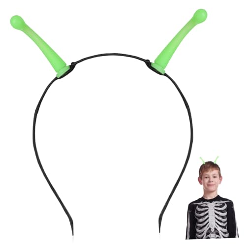 jojofuny Leuchtender Alien Haarreif FüR Halloween, Karneval Und Partys, Cute Damen Haarschmuck Kinder Mädchen Karneval Fasching Party Cosplay Kostüm Zubehör jojofuny Leuchtender Alien Haarreif FüR Halloween, Karneval Und Partys, Cute Damen Haarschmuck Kinder Mädchen Karneval Fasching Party Cosplay Kostüm Zubehör von jojofuny