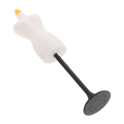 jojofuny Mini Puppenmannequin Ständer Weiß Eleganter Miniatur Kleiderständer für Puppenkleider Vielseitiger Puppenständer für Kinderkleidung Schmuck und Deko Praktisch und Attraktiv für von jojofuny