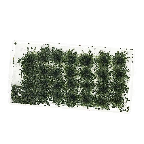 jojofuny Miniaturharz für DIY Gartenlandschaften Naturgetreue Vegetation für Szenen Tiefgrüne Landschaftsverzierungen Modellbau von jojofuny