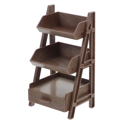 jojofuny Miniaturregal Regal miniaturmöbel Puppe Anzeige Möblierung winzig Miniatur -Bücherregal Miniaturpflanzen Miniatur-Dinge Regal für Miniaturen Plastik Brown jojofuny Miniaturregal Regal miniaturmöbel Puppe Anzeige Möblierung winzig Miniatur -Bücherregal Miniaturpflanzen Miniatur-Dinge Regal für Miniaturen Plastik Brown von jojofuny