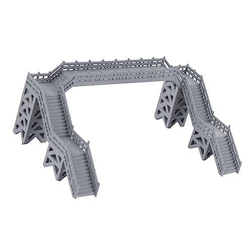 jojofuny Modelleisenbahnen Überkopf Fußgängerbrücke DIY Zubehör zur Dekoration von Miniaturlandschaften für Basteln jojofuny Modelleisenbahnen Überkopf Fußgängerbrücke DIY Zubehör zur Dekoration von Miniaturlandschaften für Basteln von jojofuny