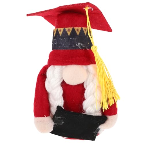jojofuny Party Dekorative Plüsch Graduierung Puppe Arzt Hut Komfortable Stofftier Graduierung Idee von jojofuny