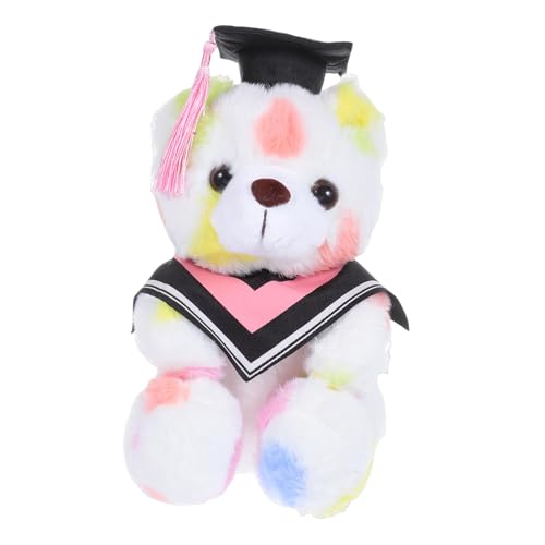 jojofuny Graduation Saison Bär Puppe Weiche Arzt Kappe Plüsch Stofftier Spielzeug Für Feier von jojofuny