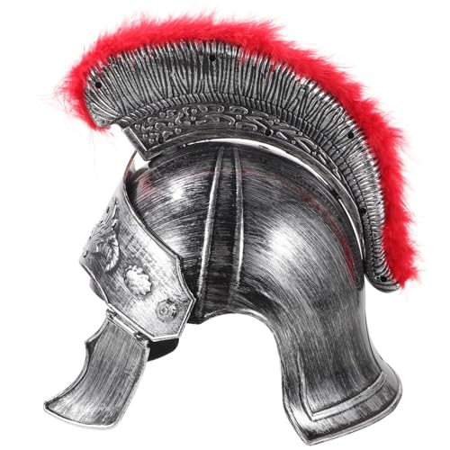 jojofuny Römischer Soldatenhelm Mit Federbusch Griechischer Gladiator-Panzerhelm Für Cosplay-Kostüm-Party-Accessoires Halloween-Hut jojofuny Römischer Soldatenhelm Mit Federbusch Griechischer Gladiator-Panzerhelm Für Cosplay-Kostüm-Party-Accessoires Halloween-Hut von jojofuny