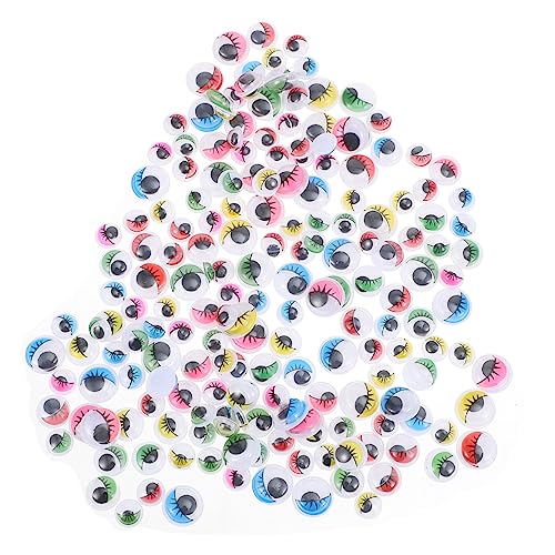 jojofuny Selbstklebende Augenaufkleber für Puppen und Bastelprojekte Bunte Wackelaugen aus Hochwertigem Kunststoff für Kreative Designs und DIY Accessoires jojofuny Selbstklebende Augenaufkleber für Puppen und Bastelprojekte Bunte Wackelaugen aus Hochwertigem Kunststoff für Kreative Designs und DIY Accessoires von jojofuny