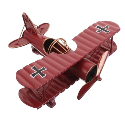 jojofuny Vintage Doppeldecker Modell Eisen Flugzeug Desktop Dekoration Retro Flugzeug Ornament Für Liebhaber Metallhandwerk Für Home Offices jojofuny Vintage Doppeldecker Modell Eisen Flugzeug Desktop Dekoration Retro Flugzeug Ornament Für Liebhaber Metallhandwerk Für Home Offices von jojofuny