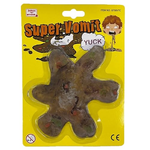 Fake Super Vomit Spew Realistischer Sick Barf Witz Streich Lustig ekelhaft Gross Neuheit Witze von jokeshop