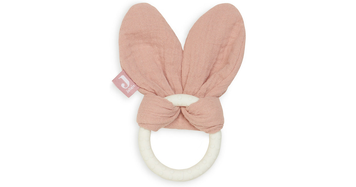 Beißring siliconen Bunny ears chestnut pink Beißring siliconen Bunny ears chestnut pink von jollein