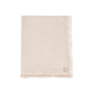 Jollein Decke Wiege Hydrophil Fringe Stripe Biscuit Jollein Decke Wiege Hydrophil Fringe Stripe Biscuit von jollein