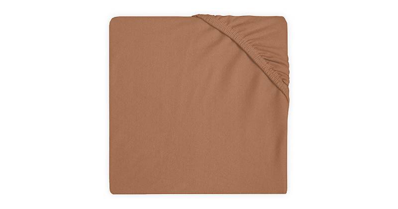 Spannbettlaken Jersey, 60 x 120 cm, caramel camel Gr. 120 x 60 von jollein