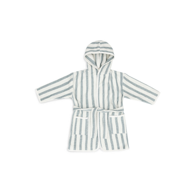 jollein Badeponcho Stripe Frottee Leaf Green von jollein