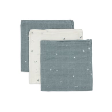 jollein Spucktuch Twinkling Sea Green 3er-Pack 31 x 31 cm jollein Spucktuch Twinkling Sea Green 3er-Pack 31 x 31 cm von jollein