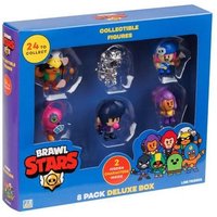 Brawl Stars Figuren 8er Pack Deluxe Geschenkverpackung inkl. 2 seltene, 4 cm von joojee GmbH