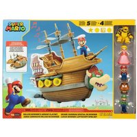 Nintendo Super Mario Deluxe Spielset - Bowser´Schiff - inkl. 5 Figuren 6,5 cm & 4 Zubehör von joojee GmbH