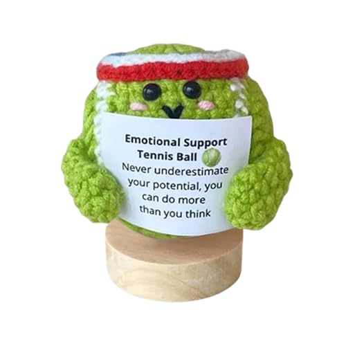 jopiuieo Positives Häkeln – Strickball mit inspirierendem Zitat, Stressabbau-Dekoration, Häkelball mit inspirierendem Zitat für Zuhause, Arbeitsplatz, Einweihungsdekoration jopiuieo Positives Häkeln – Strickball mit inspirierendem Zitat, Stressabbau-Dekoration, Häkelball mit inspirierendem Zitat für Zuhause, Arbeitsplatz, Einweihungsdekoration von jopiuieo