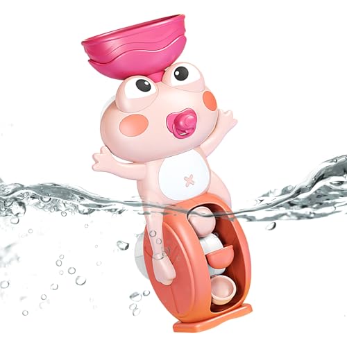 jopiuieo Spaß Badespielzeug | Badewannenspielzeug,Saugnapf Froschform Pädagogisches Sensorisches Wasserspiel für Zuhause Pool und Hotel ab 3 Jahren für Mädchen und Reise und jopiuieo Spaß Badespielzeug | Badewannenspielzeug,Saugnapf Froschform Pädagogisches Sensorisches Wasserspiel für Zuhause Pool und Hotel ab 3 Jahren für Mädchen und Reise und von jopiuieo