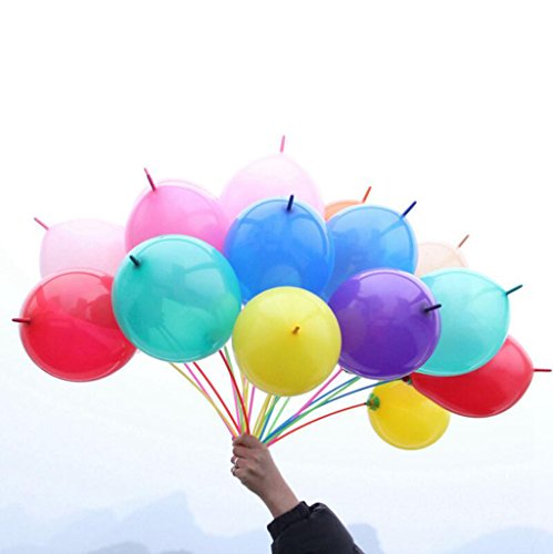 joyMerit Packung Mit 100 Link O Loon Luftballons Aus Latex Für Hochzeiten Und Geburtstagsfeiern von joyMerit