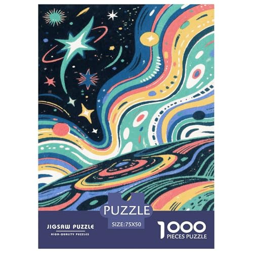 Abstrakte Erde. 1000-Teil-Puzzle Für Erwachsene. Puzzles 1000 Teilen. Erzieherische Spiele. Home-Dekoration. Puzzle 1000pcs (75x50cm) von junsuoxiao