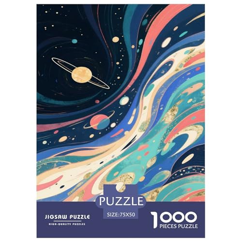 Abstraktes Universum. 1000-Teil-Puzzle Für Erwachsene. Puzzles 1000 Teilen. Erzieherische Spiele. Home-Dekoration. Puzzle 1000pcs (75x50cm) von junsuoxiao