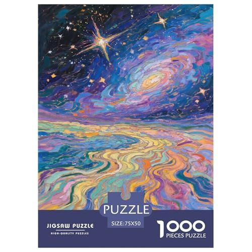 Abstraktes Universum. 1000-Teil-Puzzle Für Erwachsene. Puzzles 1000 Teilen. Erzieherische Spiele. Home-Dekoration. Puzzle 1000pcs (75x50cm) von junsuoxiao