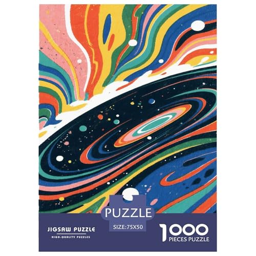 Abstraktes Universum. 1000-Teil-Puzzle Für Erwachsene. Puzzles 1000 Teilen. Erzieherische Spiele. Home-Dekoration. Puzzle 1000pcs (75x50cm) von junsuoxiao
