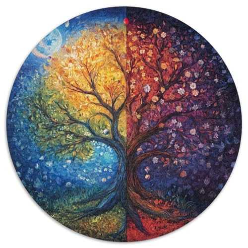 Baum des Lebens. Gebietete Puzzles. Gehirnvergnügung Puzzle 1000 Teile Puzzle Für Erwachsene 1000pcs (67.5x67.5cm) von junsuoxiao