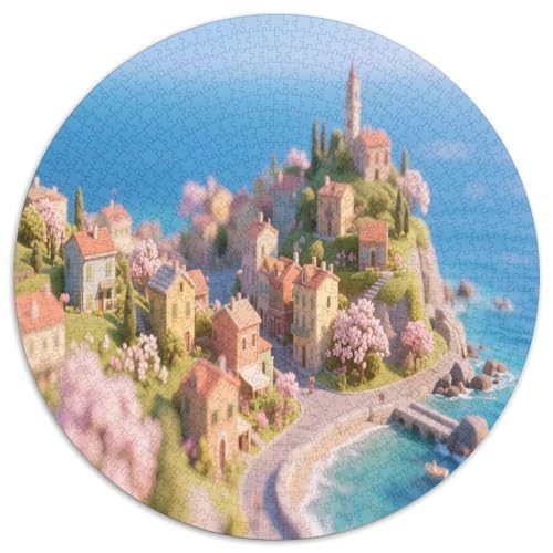Blick aufs Meer. Gebietete Puzzles. Gehirnvergnügung Puzzle 1000 Teile Puzzle Für Erwachsene 1000pcs (67.5x67.5cm) von junsuoxiao