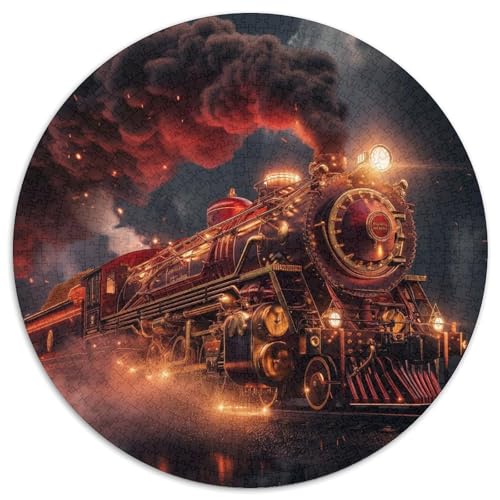 Dampfzug. Gebietete Puzzles. Gehirnvergnügung Puzzle 1000 Teile Puzzle Für Erwachsene 1000pcs (67.5x67.5cm) von junsuoxiao