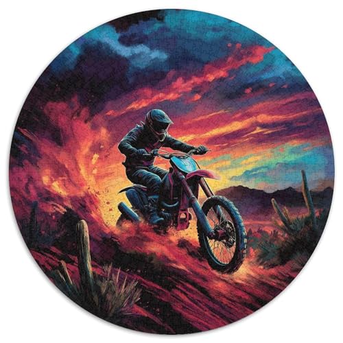 Dirt Bike. Gebietete Puzzles. Gehirnvergnügung Puzzle 1000 Teile Puzzle Für Erwachsene 1000pcs (67.5x67.5cm) von junsuoxiao