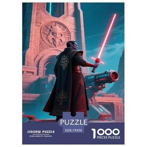 Fantasie-Spiel-Plakate. Mythische-Kreaturen-Kunst. 1000-Teil-Puzzle Für Erwachsene. Puzzles 1000 Teilen. Erzieherische Spiele. Home-Dekoration. Puzzle 1000pcs (75x50cm) von junsuoxiao