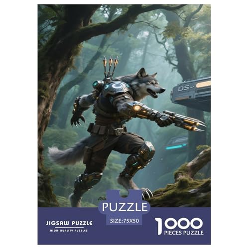 Fantasie-Spiel-Plakate. Mythische-Kreaturen-Kunst. 1000-Teil-Puzzle Für Erwachsene. Puzzles 1000 Teilen. Erzieherische Spiele. Home-Dekoration. Puzzle 1000pcs (75x50cm) von junsuoxiao