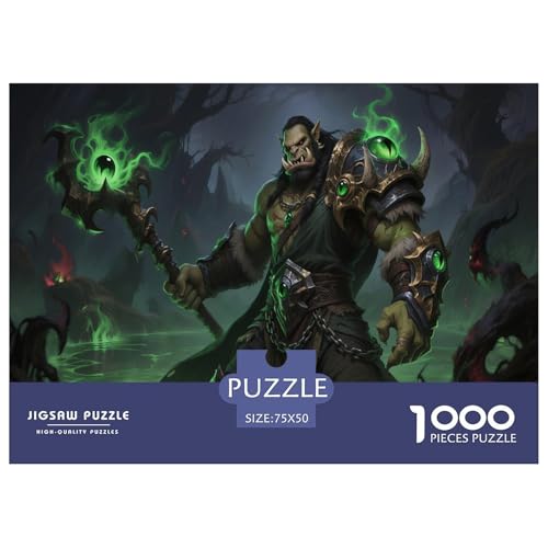 Fantasie-Spiel-inspiriertes Plakat. Hexenmeister. 1000-Teil-Puzzle Für Erwachsene. Puzzles 1000 Teilen. Erzieherische Spiele. Home-Dekoration. 1000pcs Puzzle 1000pcs (75x50cm) von junsuoxiao