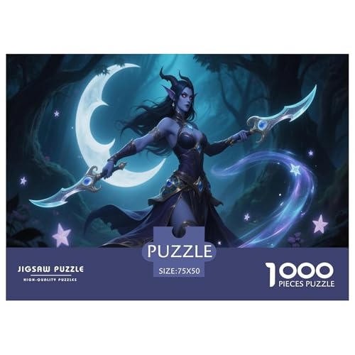 Fantasie-Spiel-inspiriertes Plakat. Schurke. 1000-Teil-Puzzle Für Erwachsene. Puzzles 1000 Teilen. Erzieherische Spiele. Home-Dekoration. 1000pcs Puzzle 1000pcs (75x50cm) von junsuoxiao