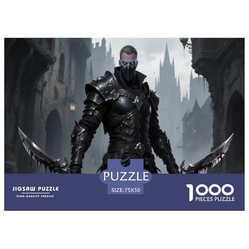 Fantasie-Spiel-inspiriertes Plakat. Schurke. 1000-Teil-Puzzle Für Erwachsene. Puzzles 1000 Teilen. Erzieherische Spiele. Home-Dekoration. 1000pcs Puzzle 1000pcs (75x50cm) von junsuoxiao