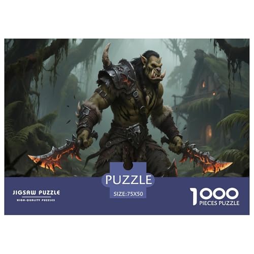 Fantasie-Spiel-inspiriertes Plakat. Schurke. 1000-Teil-Puzzle Für Erwachsene. Puzzles 1000 Teilen. Erzieherische Spiele. Home-Dekoration. 1000pcs Puzzle 1000pcs (75x50cm) von junsuoxiao