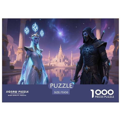 Fantasie-Spiel-inspiriertes Plakat. Schurke. 1000-Teil-Puzzle Für Erwachsene. Puzzles 1000 Teilen. Erzieherische Spiele. Home-Dekoration. 1000pcs Puzzle 1000pcs (75x50cm) von junsuoxiao