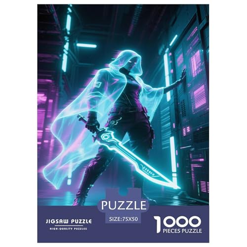 Fantasie-Spiel-inspiriertes Plakat. Schurke. 1000-Teil-Puzzle Für Erwachsene. Puzzles 1000 Teilen. Erzieherische Spiele. Home-Dekoration. 1000pcs Puzzle 1000pcs (75x50cm) von junsuoxiao