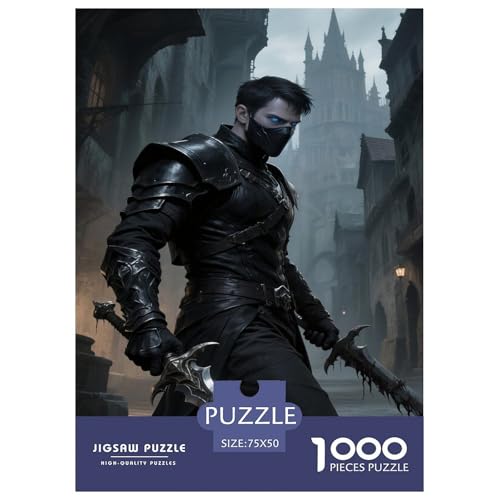 Fantasie-Spiel-inspiriertes Plakat. Schurke. 1000-Teil-Puzzle Für Erwachsene. Puzzles 1000 Teilen. Erzieherische Spiele. Home-Dekoration. 1000pcs Puzzle 1000pcs (75x50cm) von junsuoxiao
