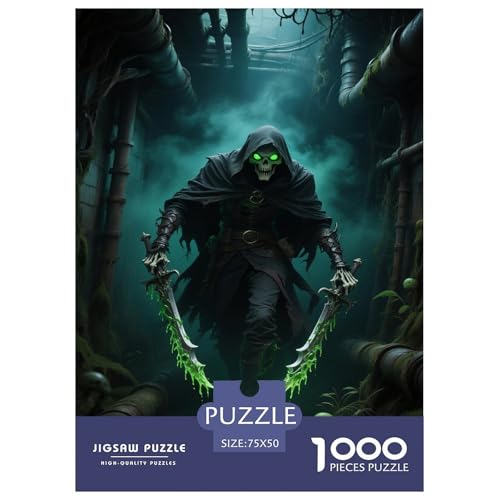 Fantasie-Spiel-inspiriertes Plakat. Schurke. 1000-Teil-Puzzle Für Erwachsene. Puzzles 1000 Teilen. Erzieherische Spiele. Home-Dekoration. 1000pcs Puzzle 1000pcs (75x50cm) von junsuoxiao