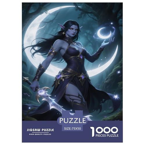 Fantasie-Spiel-inspiriertes Plakat. Schurke. 1000-Teil-Puzzle Für Erwachsene. Puzzles 1000 Teilen. Erzieherische Spiele. Home-Dekoration. 1000pcs Puzzle 1000pcs (75x50cm) von junsuoxiao