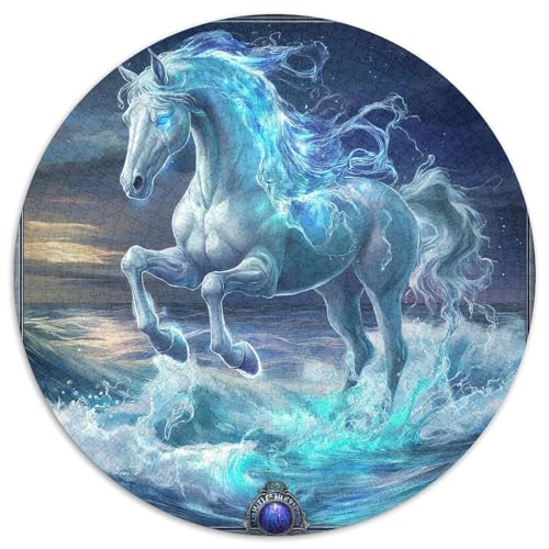Fine Pferd. Gebietete Puzzles. Gehirnvergnügung Puzzle 1000 Teile Puzzle Für Erwachsene 1000pcs (67.5x67.5cm) von junsuoxiao