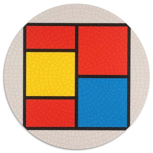 Geometrische Figur. Gebietete Puzzles. Gehirnvergnügung Puzzle 1000 Teile Puzzle Für Erwachsene 1000pcs (67.5x67.5cm) von junsuoxiao
