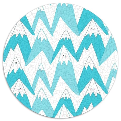 Geometrischer Berg. Gebietete Puzzles. Gehirnvergnügung Puzzle 1000 Teile Puzzle Für Erwachsene 1000pcs (67.5x67.5cm) von junsuoxiao