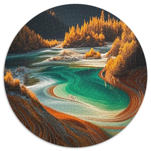 Goldene Wälder. Gebietete Puzzles. Gehirnvergnügung Puzzle 1000 Teile Puzzle Für Erwachsene 1000pcs (67.5x67.5cm) von junsuoxiao